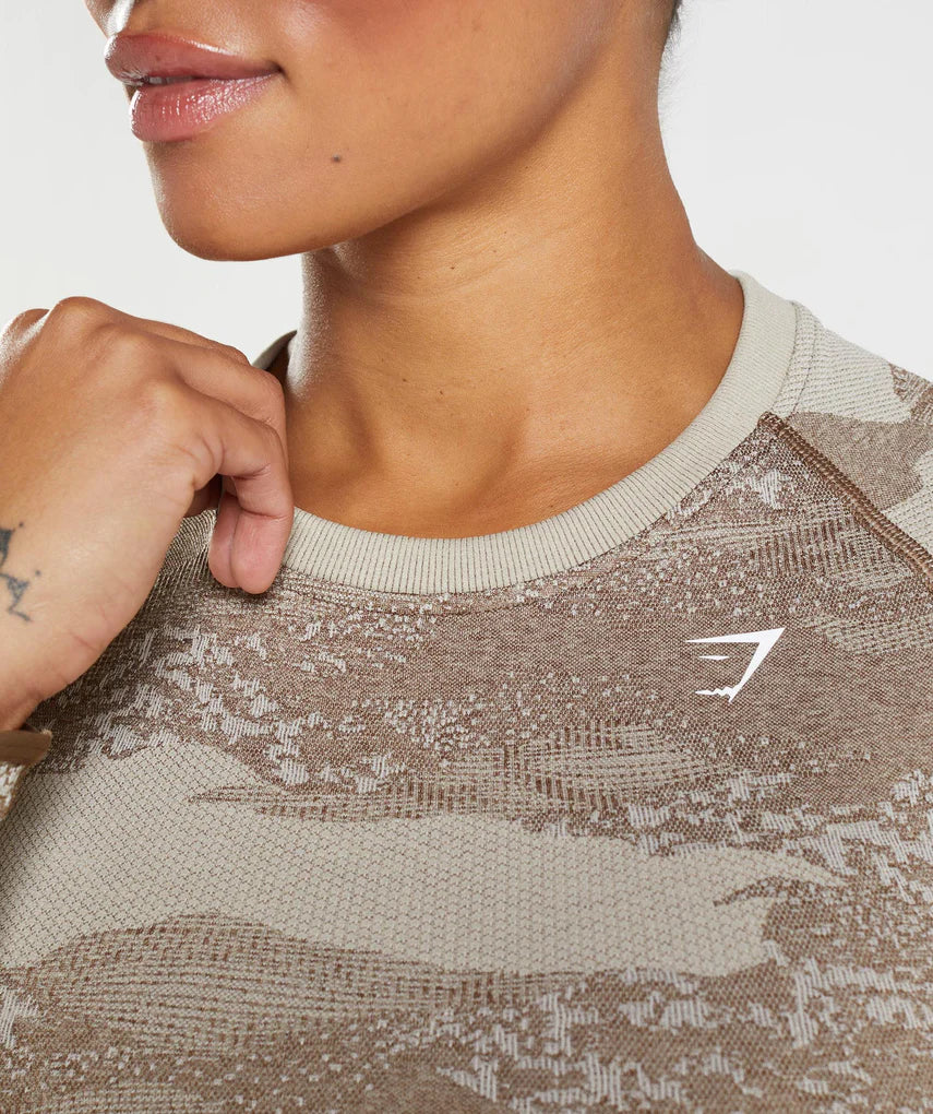 TOP SIN COSTURAS ADAPT CAMO