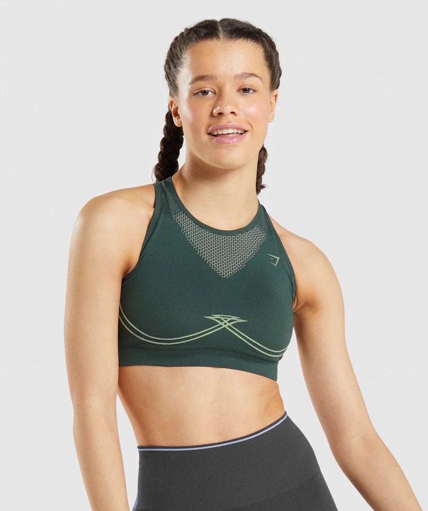 Sujetador deportivo sin costuras best sale