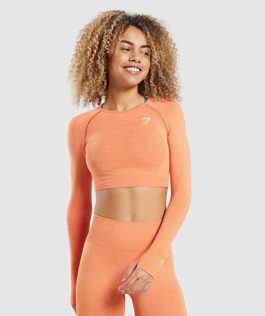 TOP CORTO DE MANGA LARGA VITAL SEAMLESS 2.0