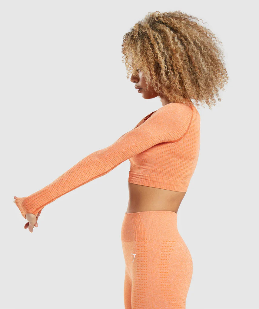 TOP CORTO DE MANGA LARGA VITAL SEAMLESS 2.0