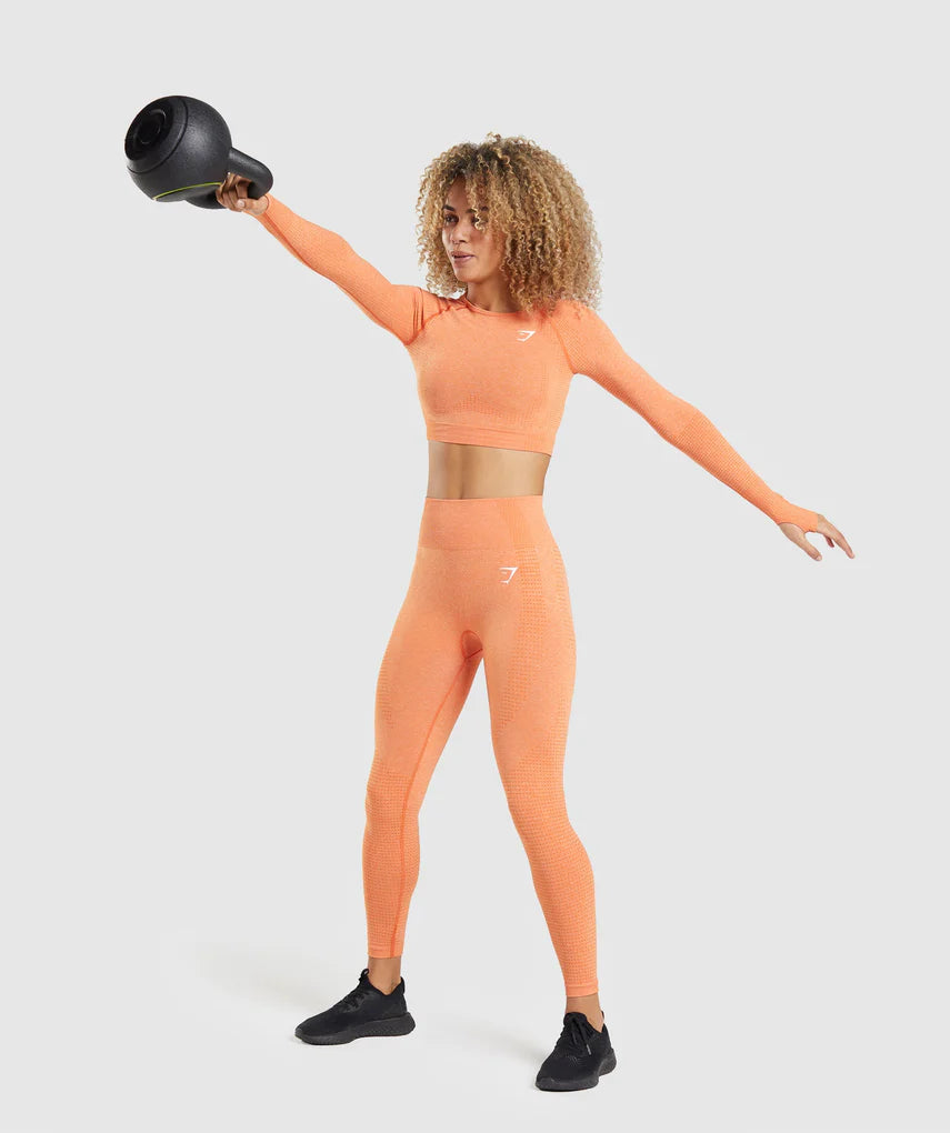 TOP CORTO DE MANGA LARGA VITAL SEAMLESS 2.0