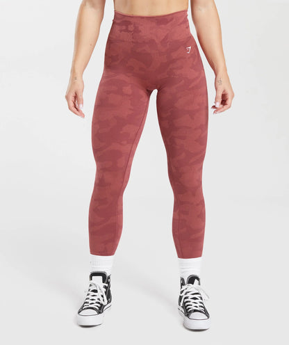 LEGGINGS ADAPT CAMO SEAMLESS RIBBED