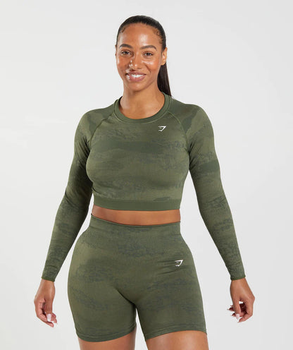 TOP SIN COSTURAS ADAPT CAMO