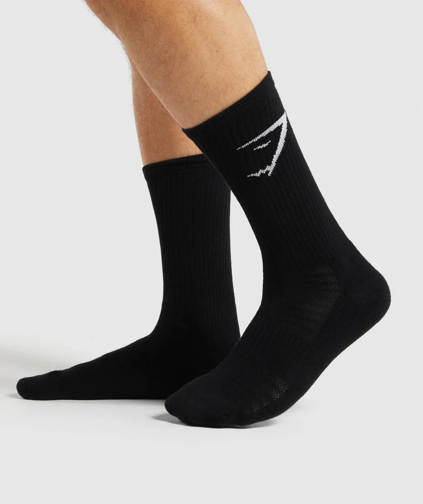 Pack de 3 pares de calcetines negros a rayas para hombre Dim Coton Style