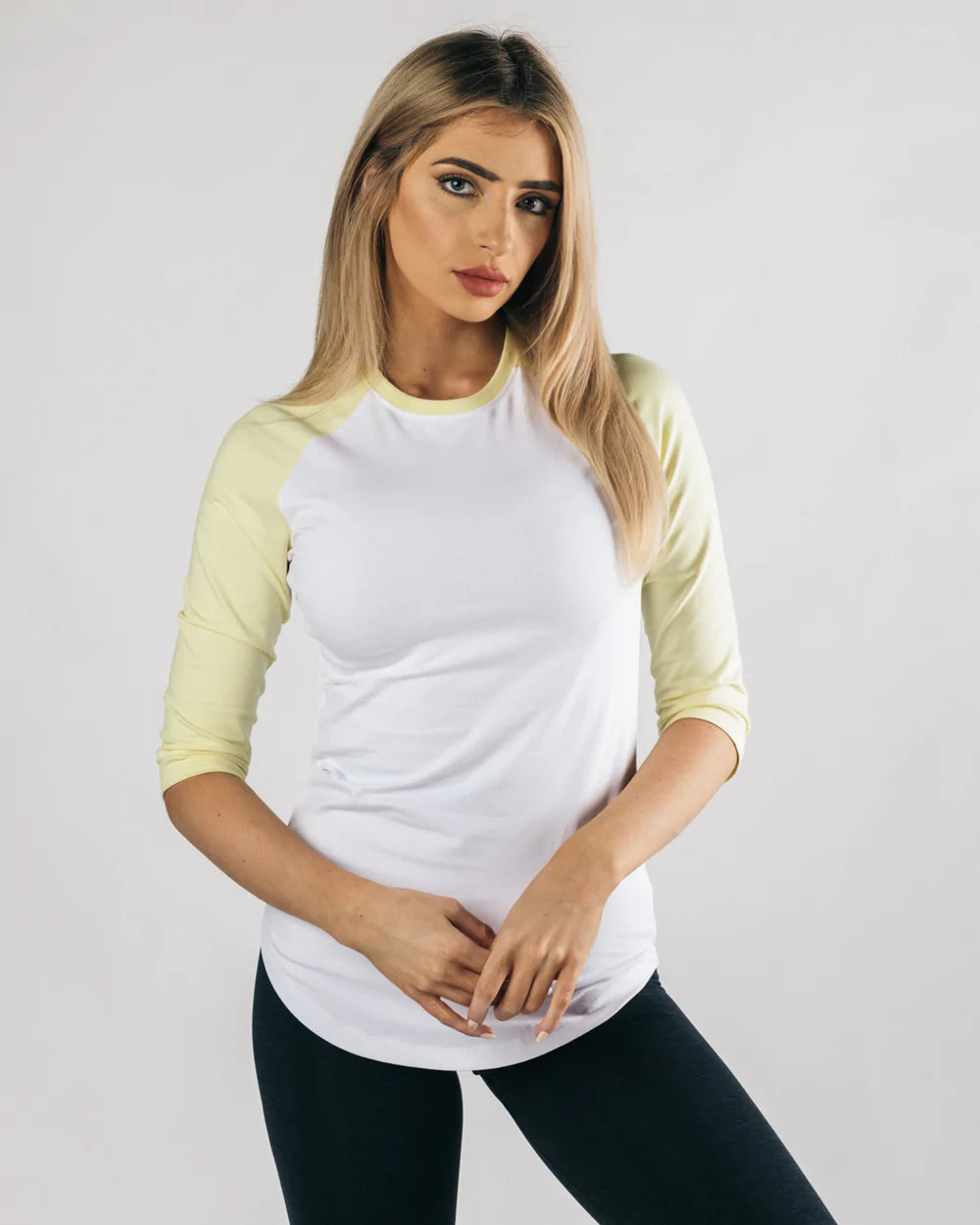 CAMISETA MANGA 3/4 YELLOW