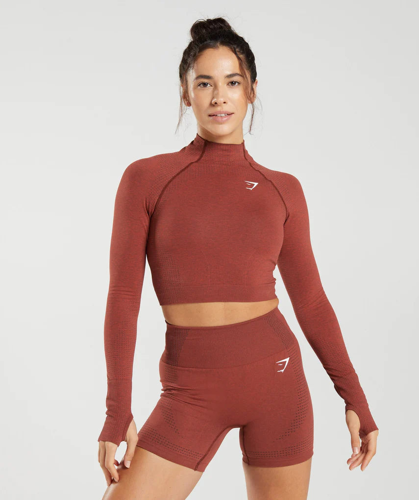 TOP MIDI DE CUELLO ALTO VITAL SEAMLESS 2.0